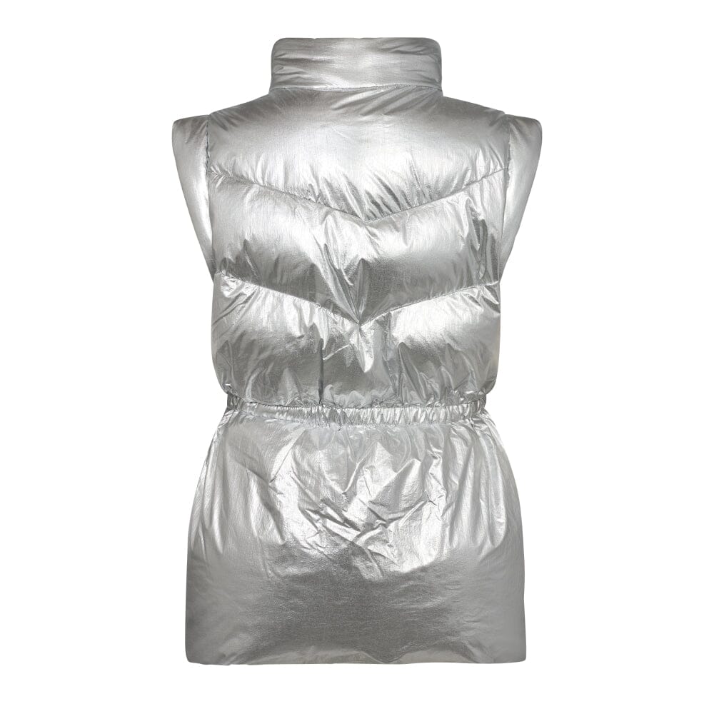 Co´couture - Metalcc Puffer Vest 30195 - 930 Silver Jakker