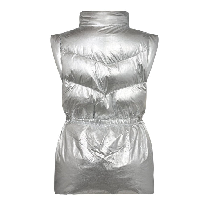 Co´couture - Metalcc Puffer Vest 30195 - 930 Silver Jakker