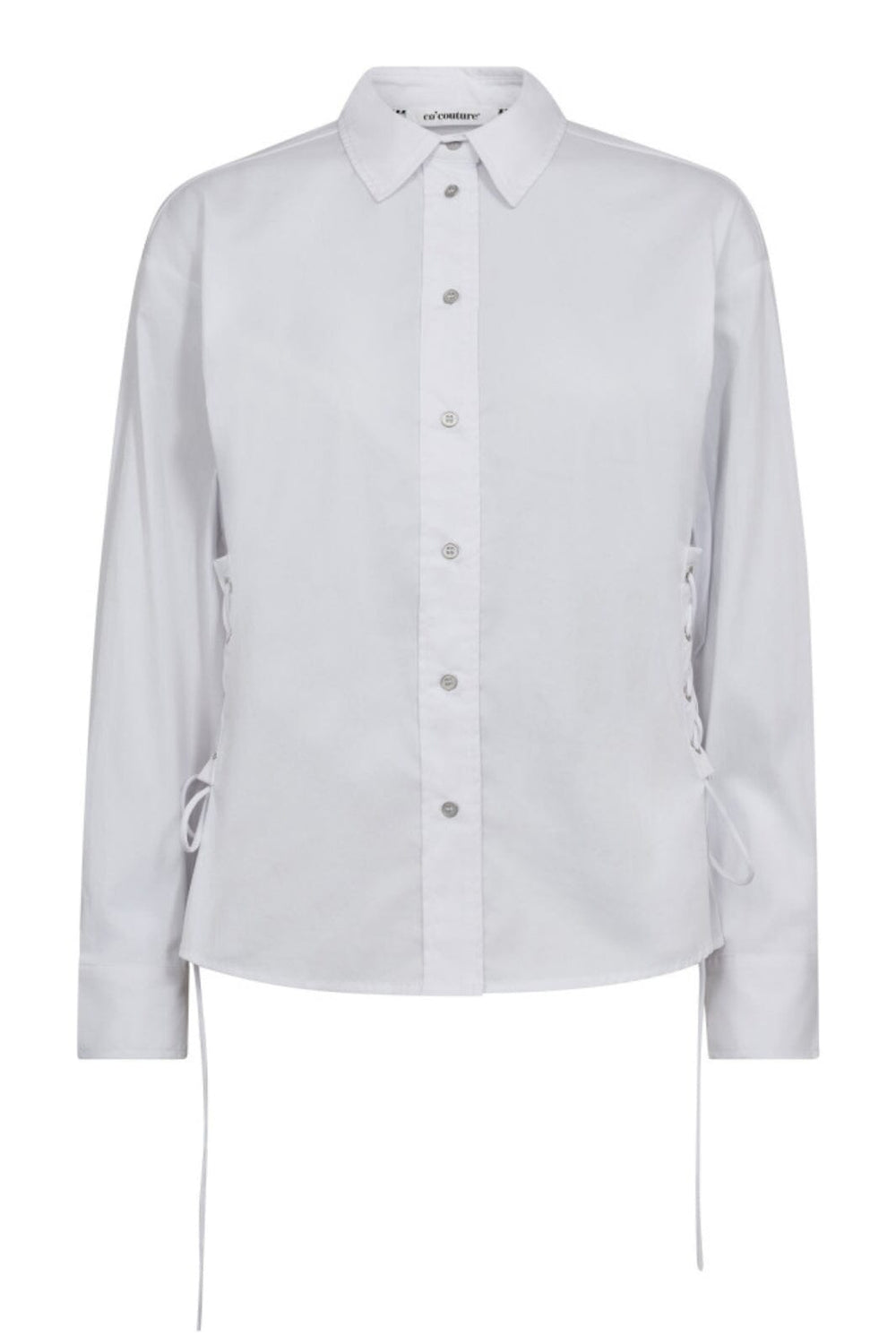 Co´Couture - Poppycc Eyelet Tie Shirt 35180 - 4000 - White
