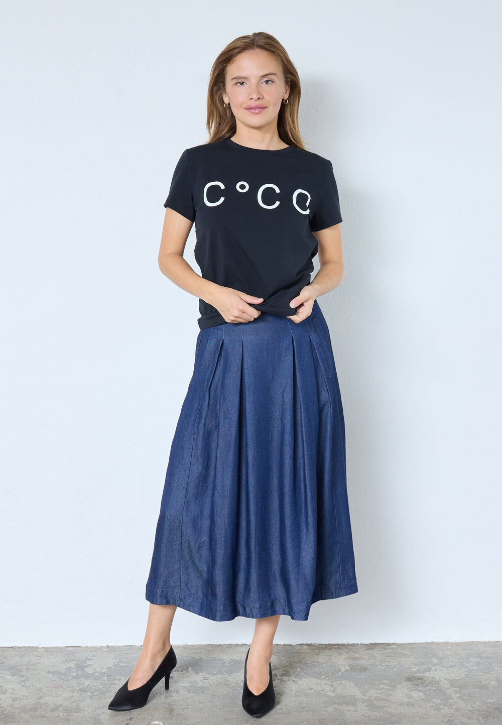 Co´Couture - Signaturecc New Tee 33200 - 96 - Black T-shirts