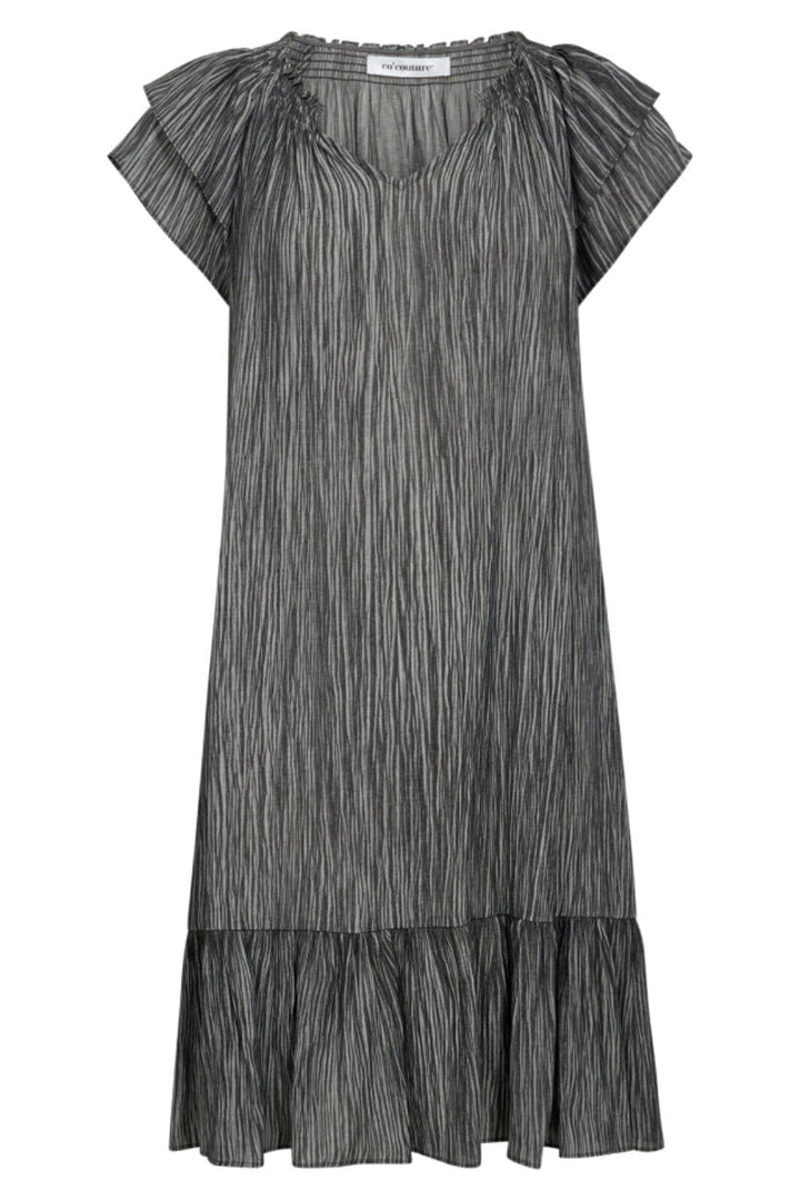 Forudbestilling - Co´couture - Sunrisecc Crop Soft Dye Dress 36351 - 94 Antracit Kjoler