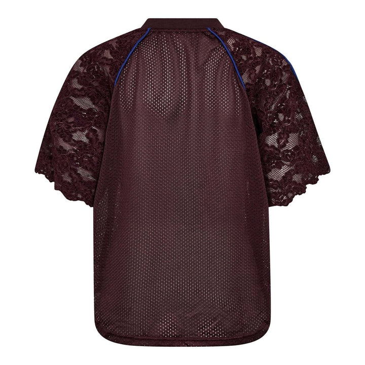 Co´Couture - Treycc Lace Tee 45046 - 76 - New Blue T-shirts