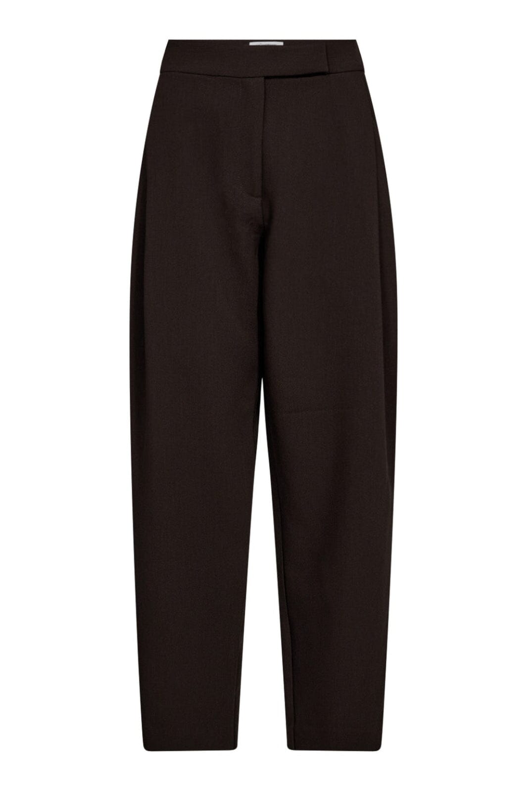 Co´Couture - Volacc Carrot Pleat Pant 31560 - 145 - Dark Brown Bukser