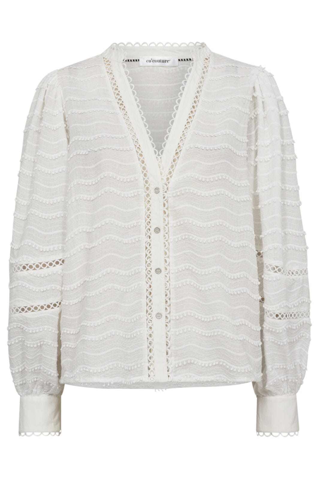 Co´couture - Wavedingcc Shirt 35533 - 11 Off White Skjorter