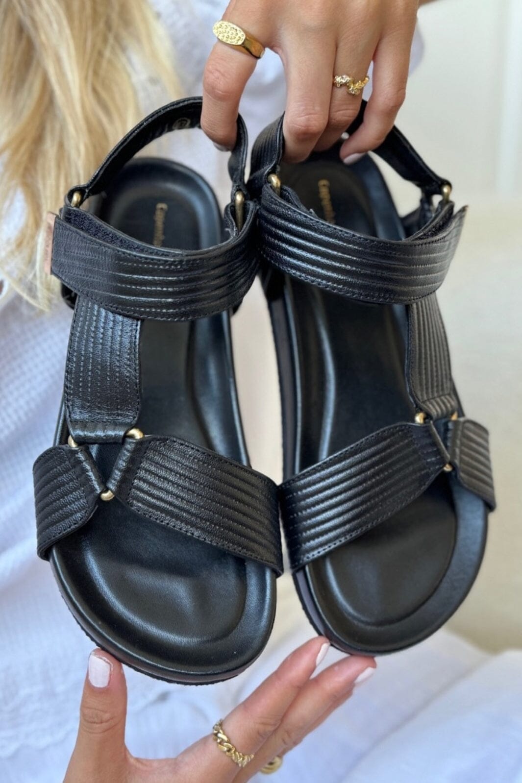 Copenhagen Shoes - Carrie Leather - 0001 Black Sandaler