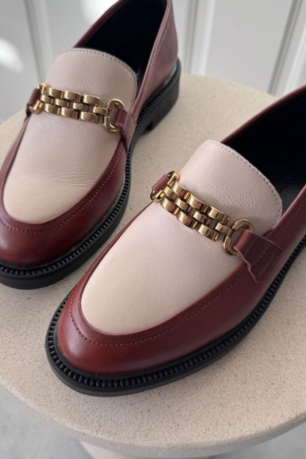 Copenhagen Shoes - Feel Spring - 214 Cognac / Nude Loafers