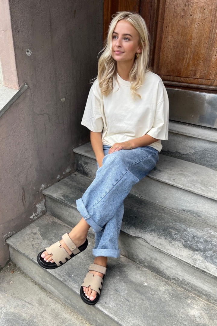 Copenhagen Shoes - Summer Passion Plain CS8496 - 0301 - Biscuit Sandaler