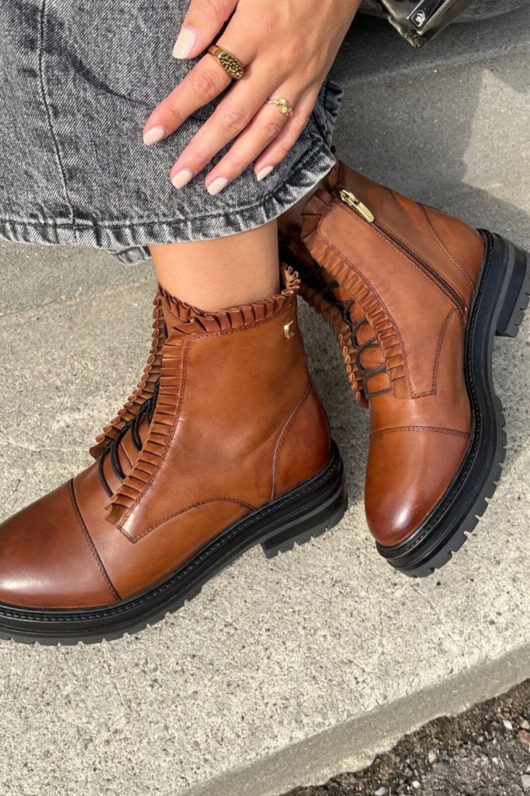 Copenhagen Shoes - The Pretty Collection CS8266 - 0241 Cognac Støvler