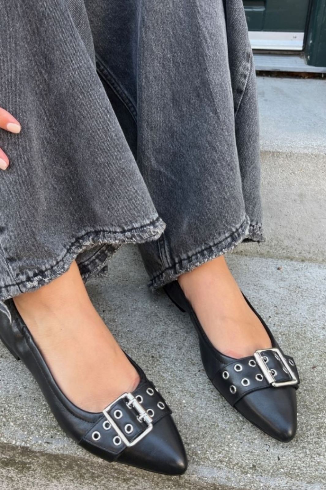 Copenhagen Shoes - The Reason Why / Blk. - 0001 Black Ballerinaer