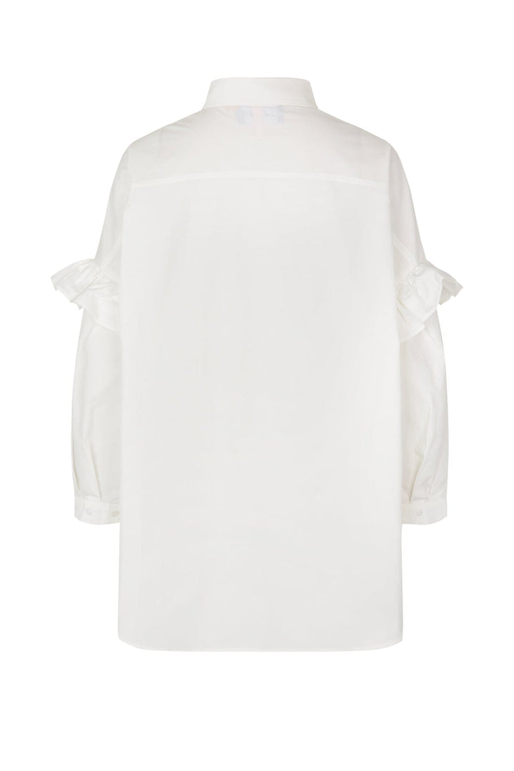 Cras - Flower Shirt - 1000 1000 White Skjorter