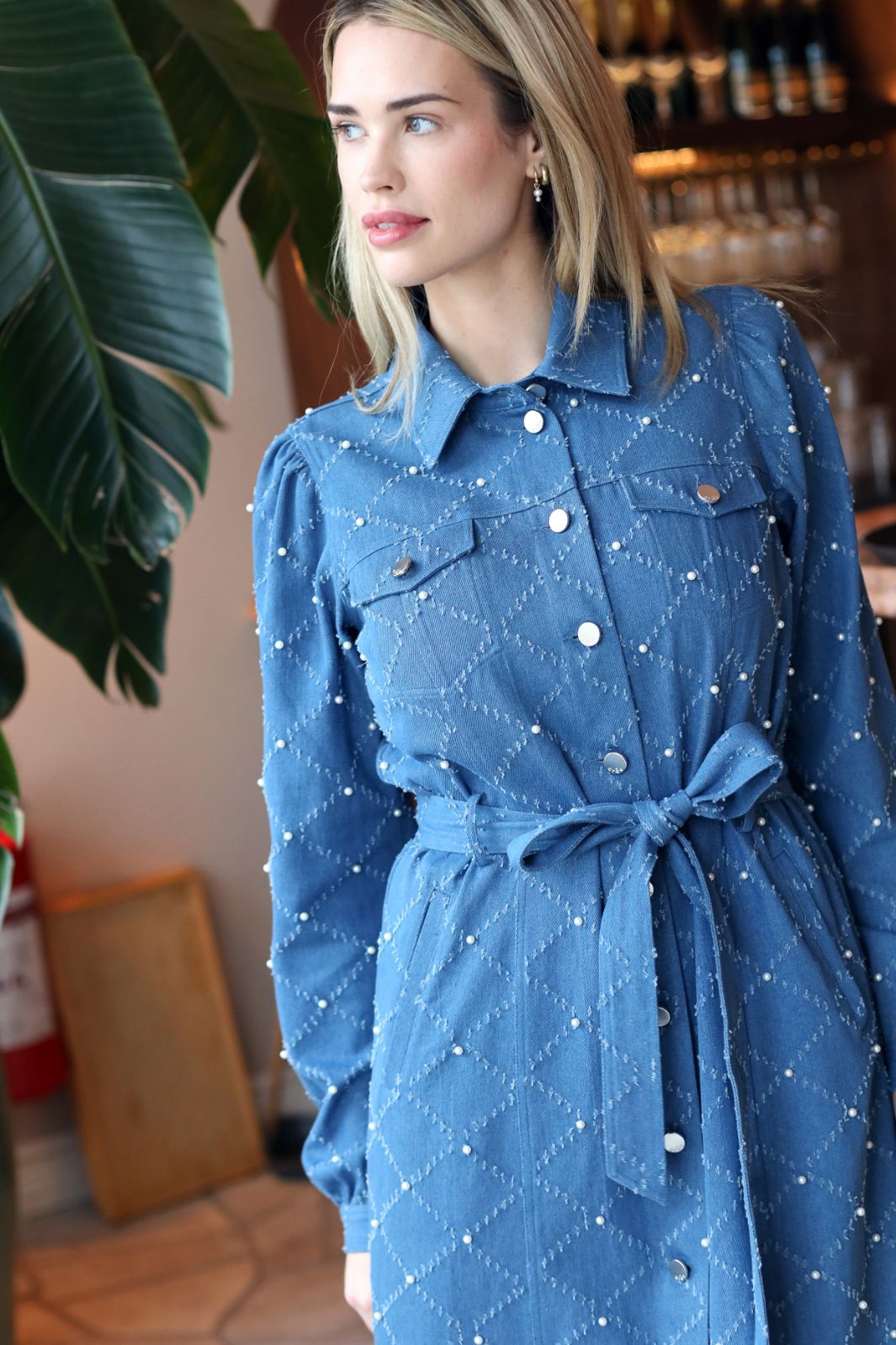 Cras - Selena Dress - 7009 7009 Light Blue Kjoler