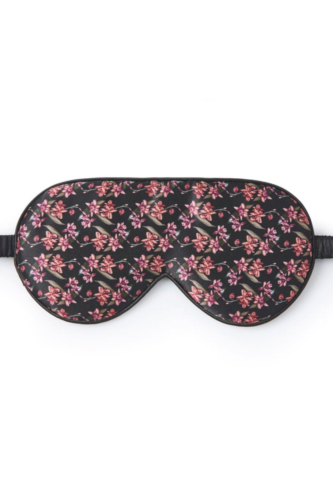 Fan Palm - Sleeping Eye Mask - Black Flawless Sovemasker