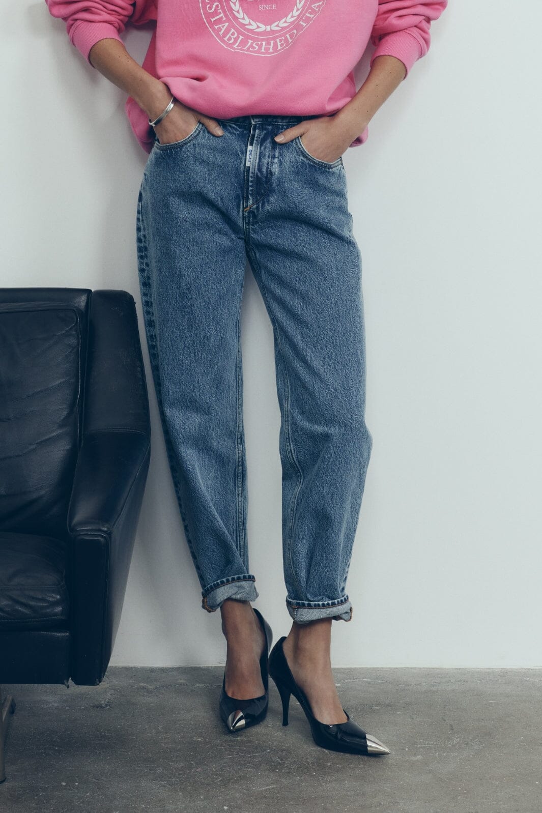 Forudbestilling - Ball - Bapaolo Jeans - 204028 Marble Wash Jeans