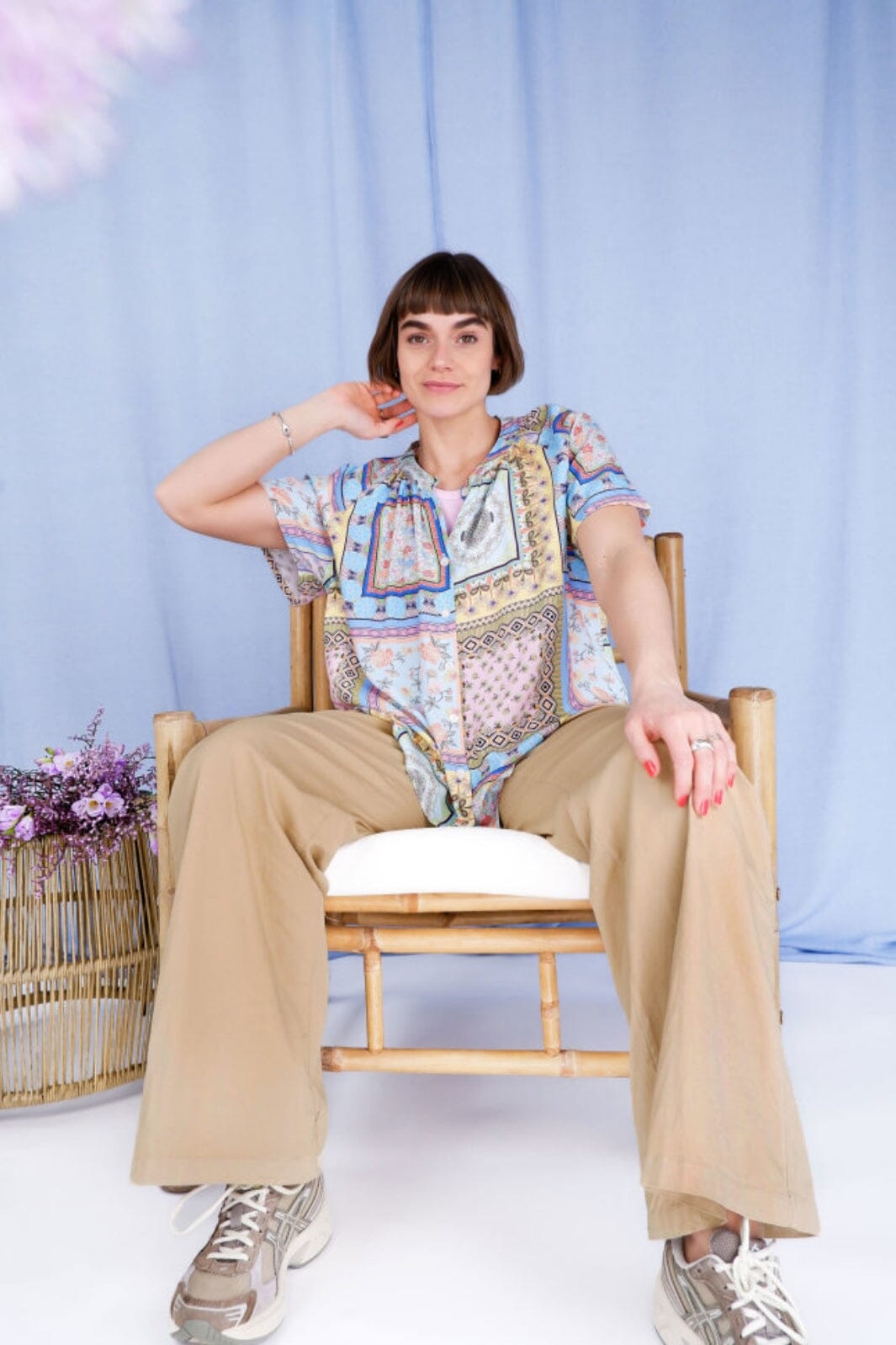 Forudbestilling - Black Colour - Bcbox Canvas Stretch Pant - Sand (Maj) Bukser