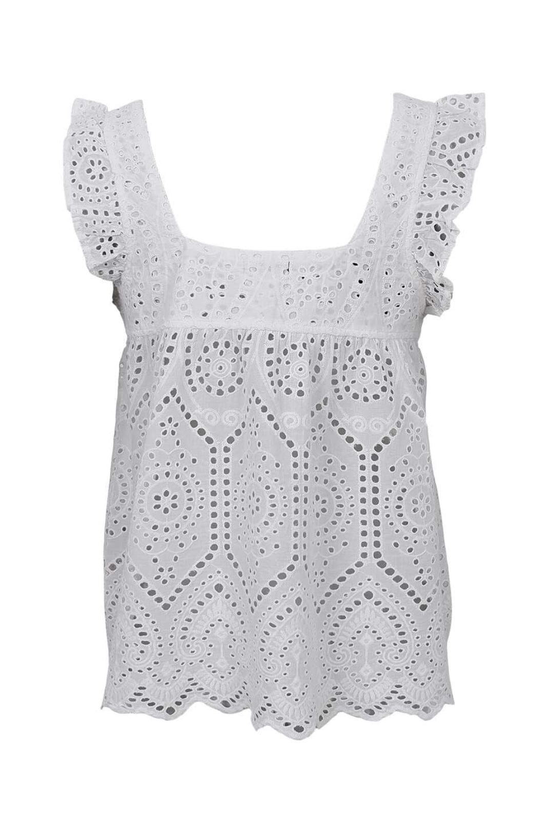 Black Colour - Bcella Top 40875 - Shirts - White