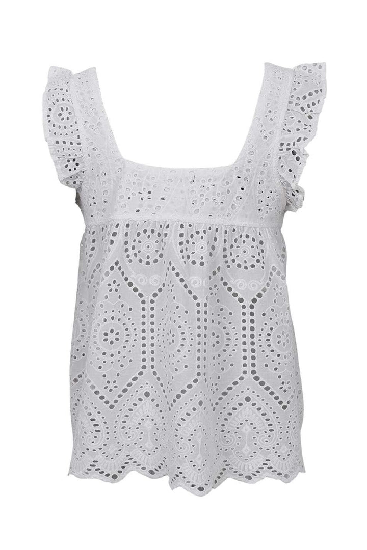 Black Colour - Bcella Top 40875 - Shirts - White