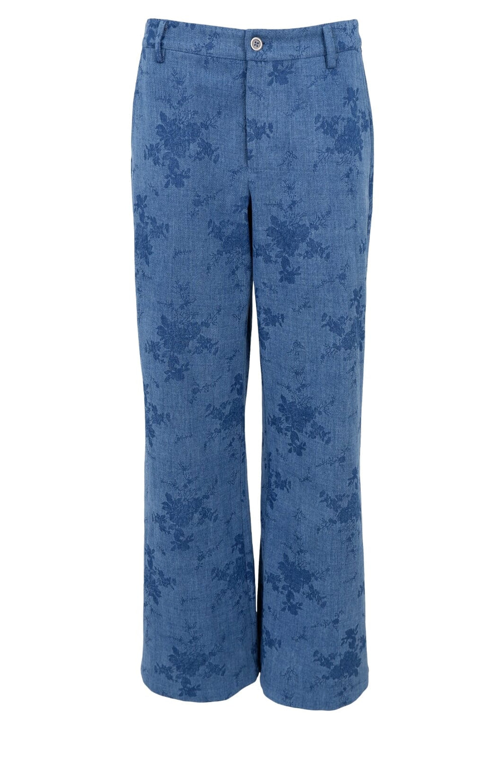 Forudbestilling - Black Colour - Bcfiola Box Pant - Denim Blue Bukser