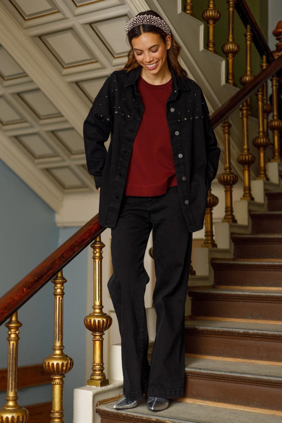 Forudbestilling - Black Colour - Bcnessa Pocket Jeans - Black Bukser