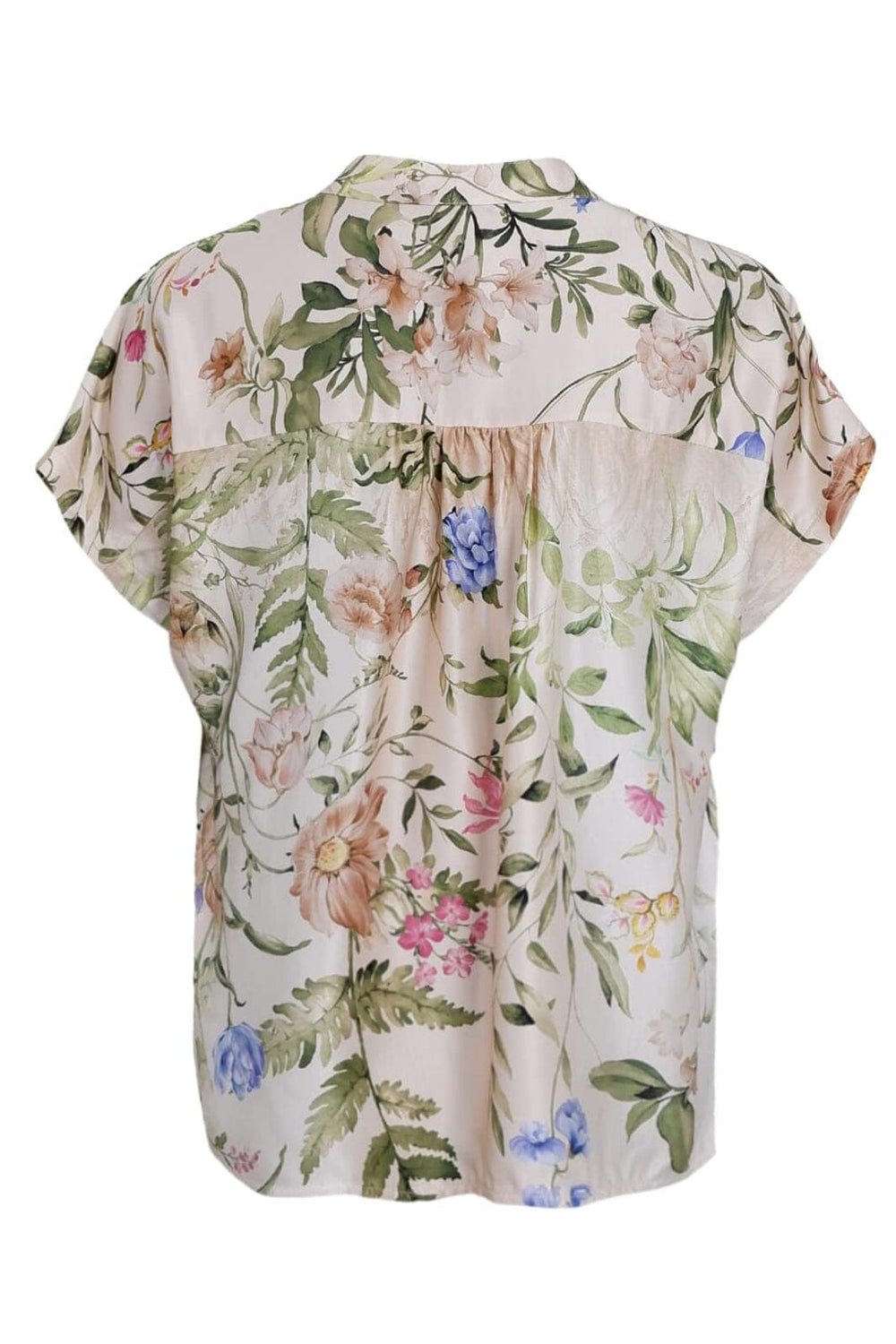 Forudbestilling - Black Colour - Bczennia Blouse 40916 - Champagne Flower