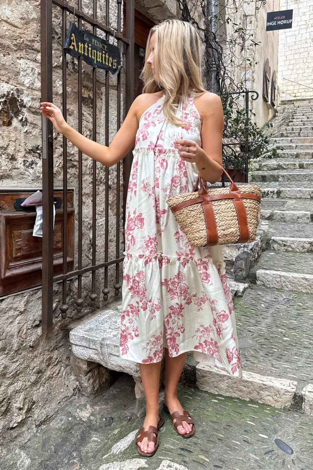 BYIC - Abbiic Long Dress A23894 - Vintage Rose