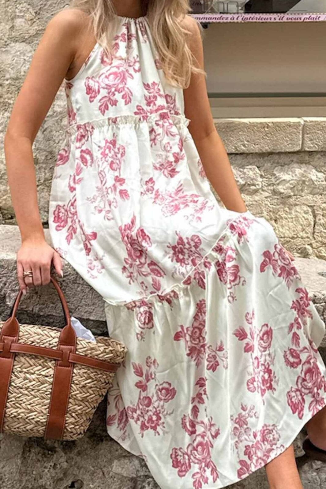 BYIC - Abbiic Long Dress A23894 - Vintage Rose