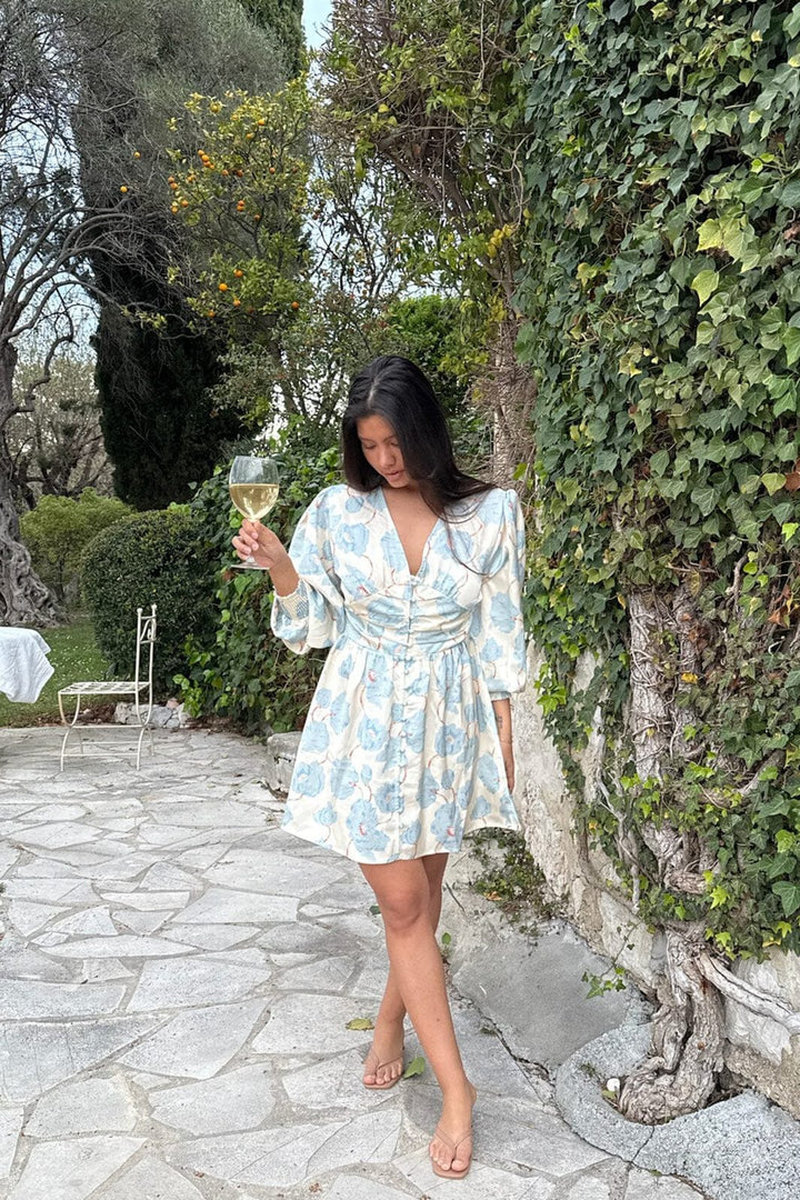 BYIC - Adelic Dress A23783 - Blue Peony Bloom