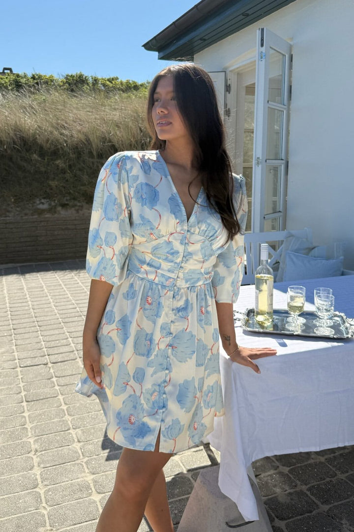 BYIC - Adelic Dress A23783 - Blue Peony Bloom