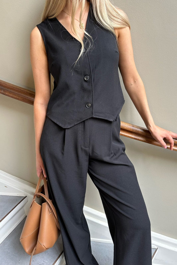 Forudbestilling - BYIC - Celina Pants - Black Bukser