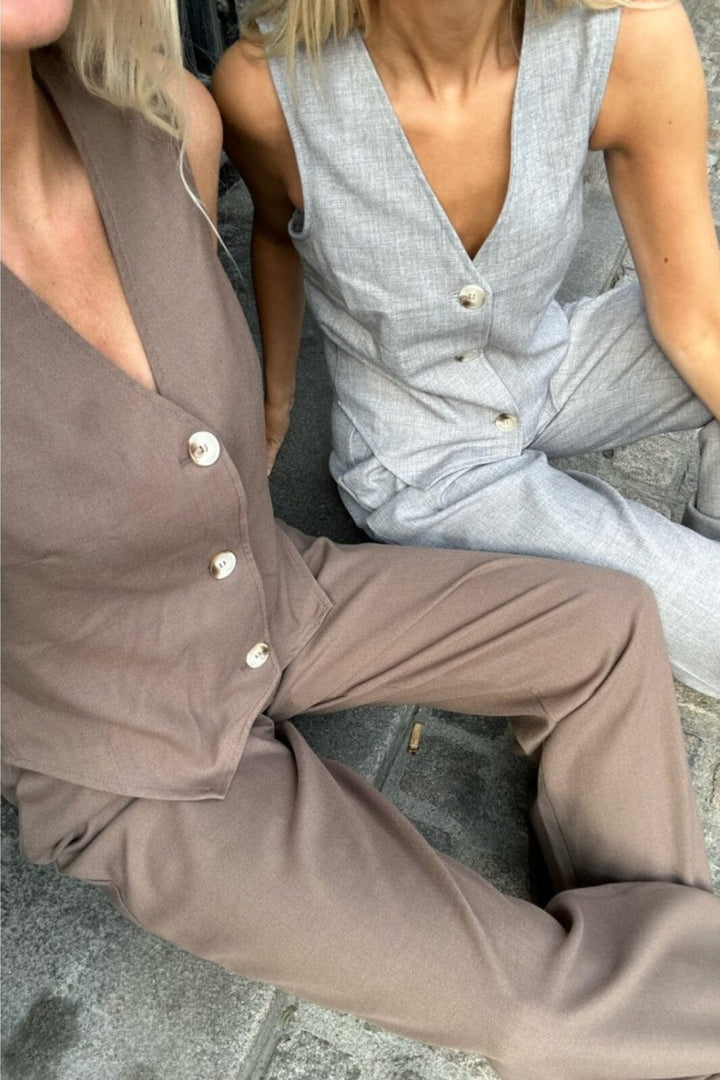 Forudbestilling - BYIC - Celina Vest - Grey Vest