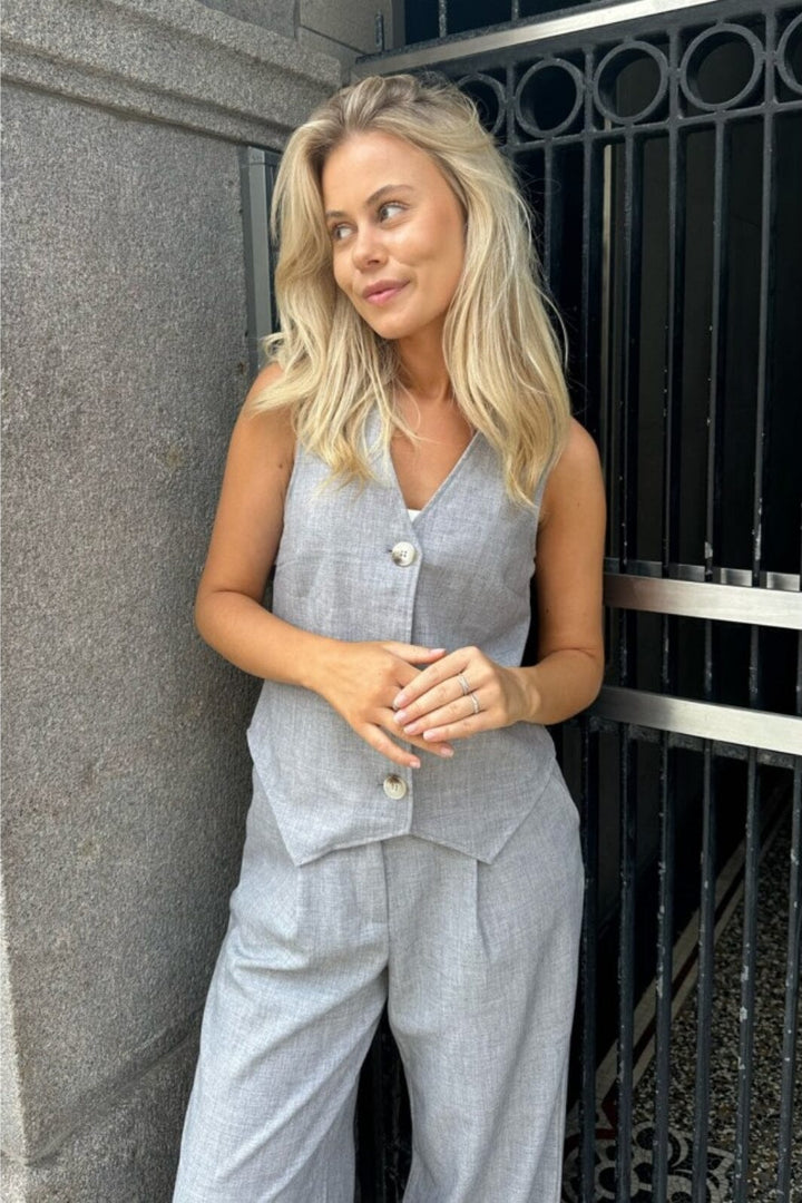 Forudbestilling - BYIC - Celina Vest - Grey Vest