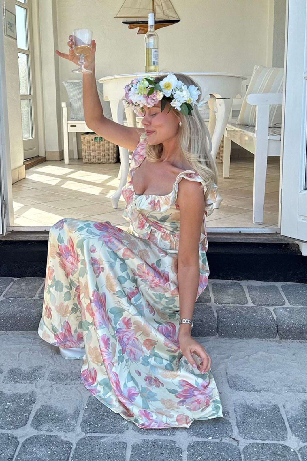 BYIC - Melbaic Dress A23117 - Pastel Garden