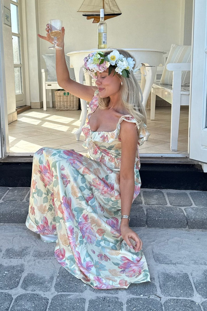 BYIC - Melbaic Dress A23117 - Pastel Garden