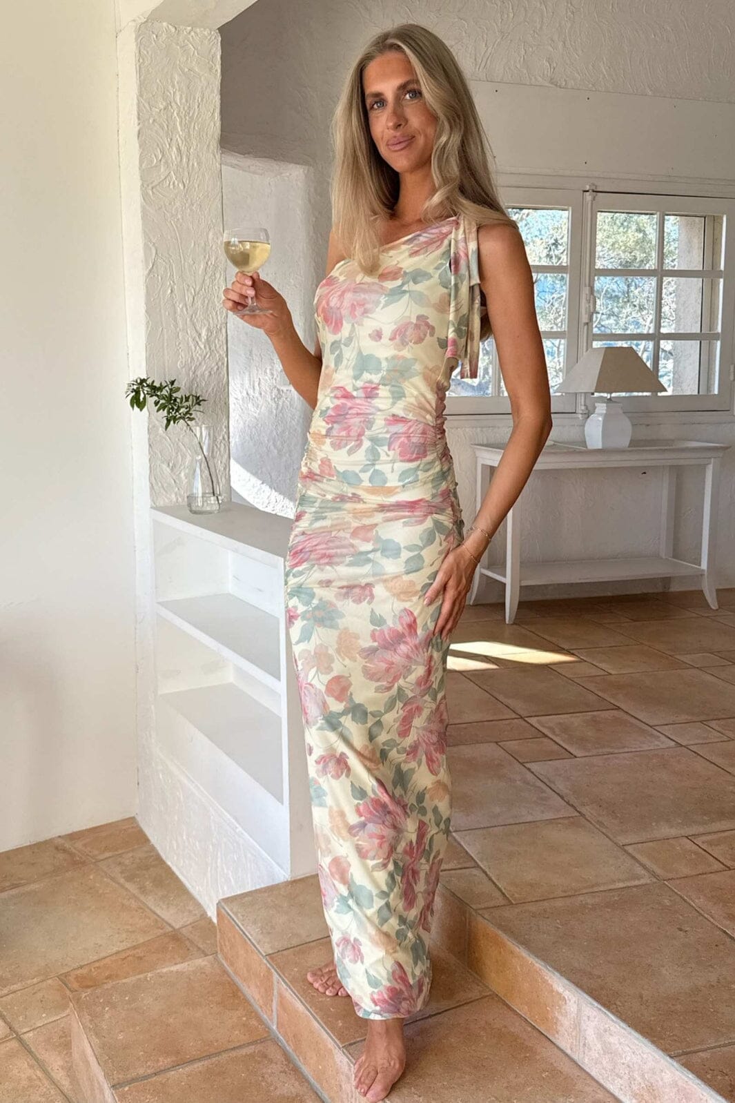 BYIC - Novaic Mesh Dress A23799 - Pastel Garden