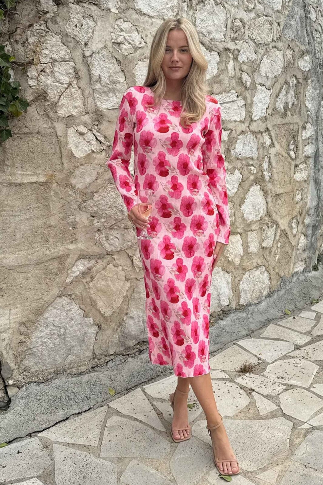 BYIC - Odaic Dress A1015 - Pink Rose Blush