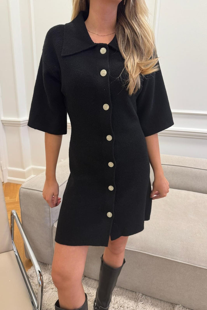 BYIC - Oliviaic Knit Dress H105-1 - Black