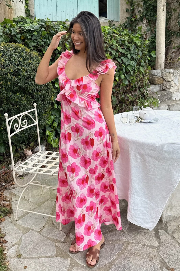 Forudbestilling - BYIC x Molly&My - Melbaic Dress A23117 - Pink Rose Blush Kjoler