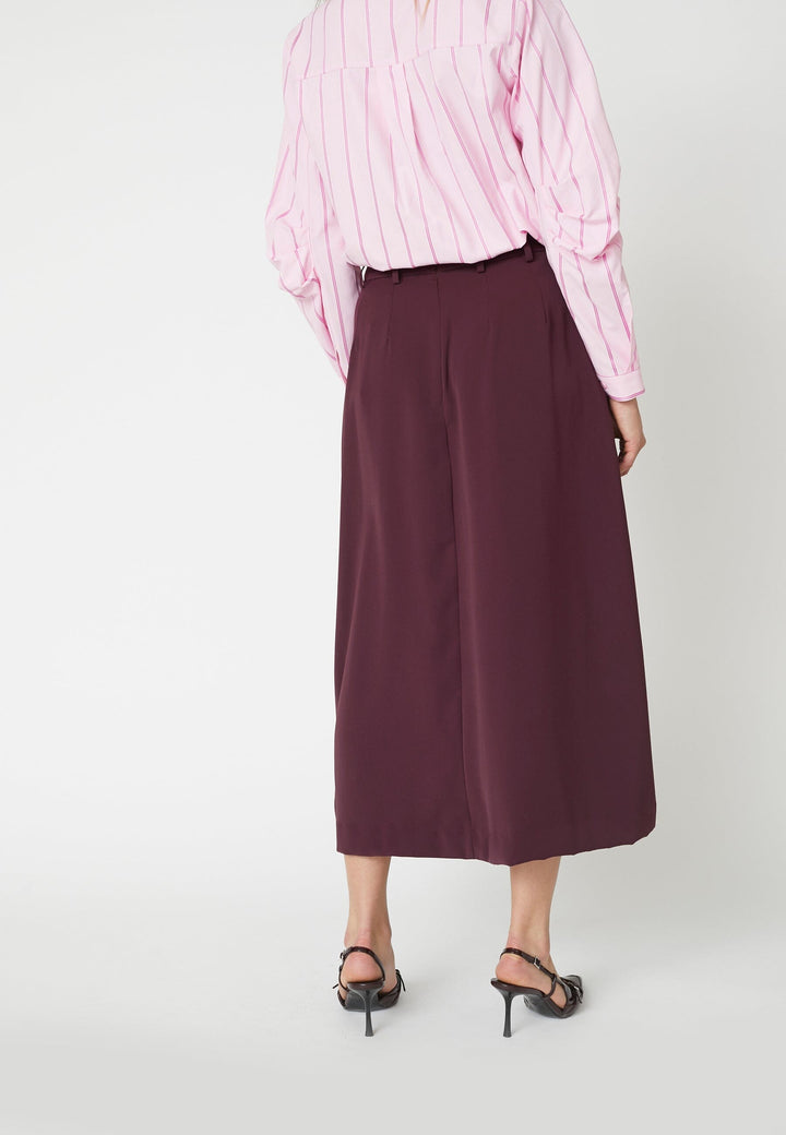Forudbestilling - Co´Couture - Anyacc Pleat Skirt 34178 - 87 - Winered Nederdele