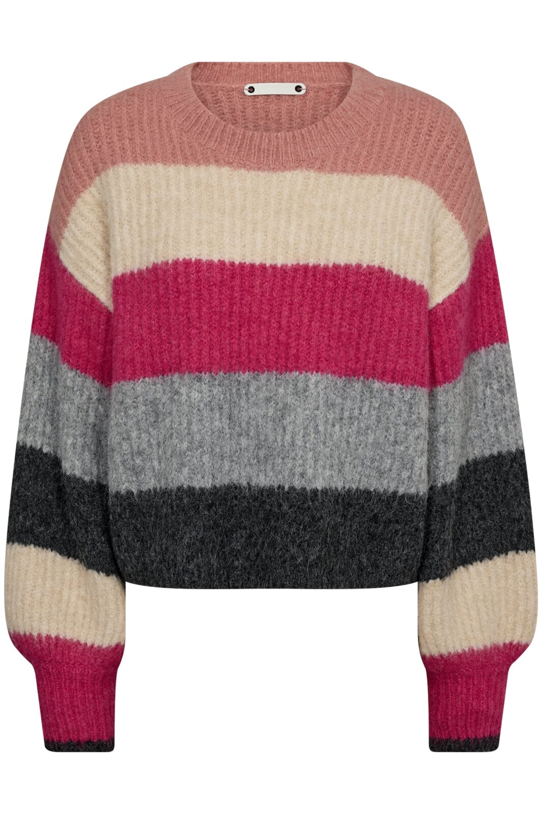 Forudbestilling - Co´couture - Coraliecc Multi Knit 32175 - 185 Flash Pink Strikbluser