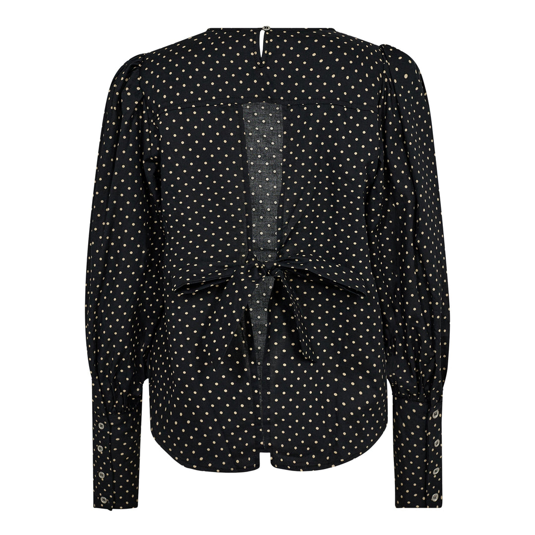 Forudbestilling - Co´couture - Davinacc Dot Shirt 35715 - 96 Black Skjorter
