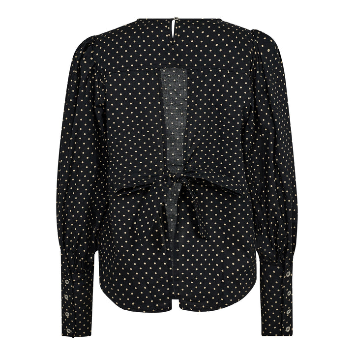 Forudbestilling - Co´couture - Davinacc Dot Shirt 35715 - 96 Black Skjorter