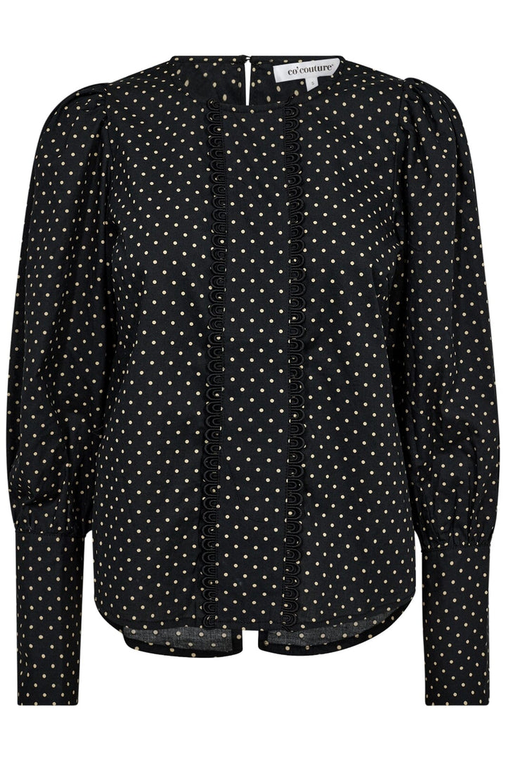 Forudbestilling - Co´couture - Davinacc Dot Shirt 35715 - 96 Black Skjorter