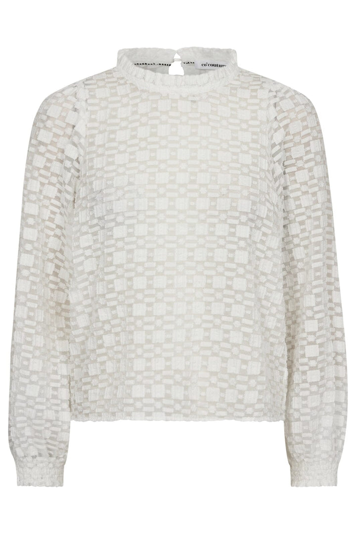 Forudbestilling - Co´couture - Elinorcc Blouse 35614 - 4000 White Skjorter