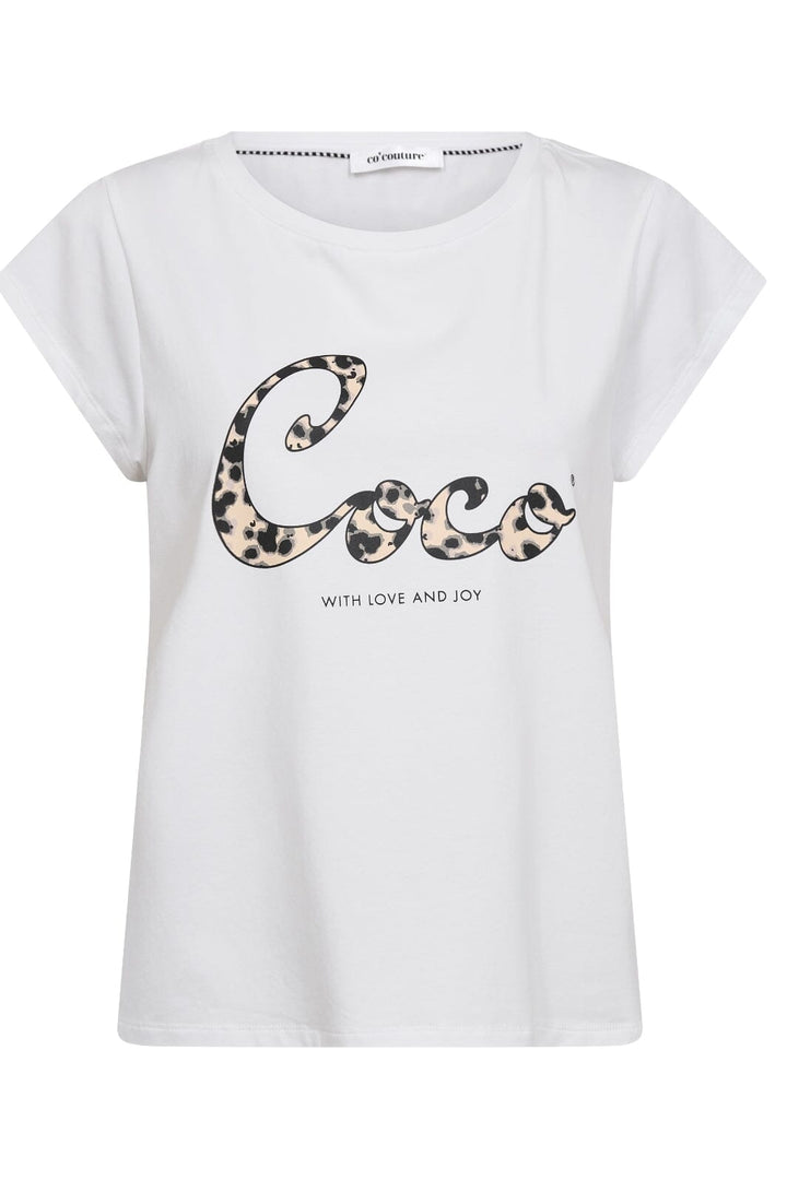 Forudbestilling - Co´couture - Leocc Coco Tee 33119 - 4000 White T-shirts