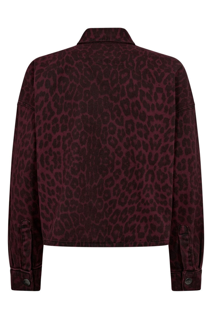 Co´Couture - Leocc Denim Crop Shirt 35931 - 87 - Winered