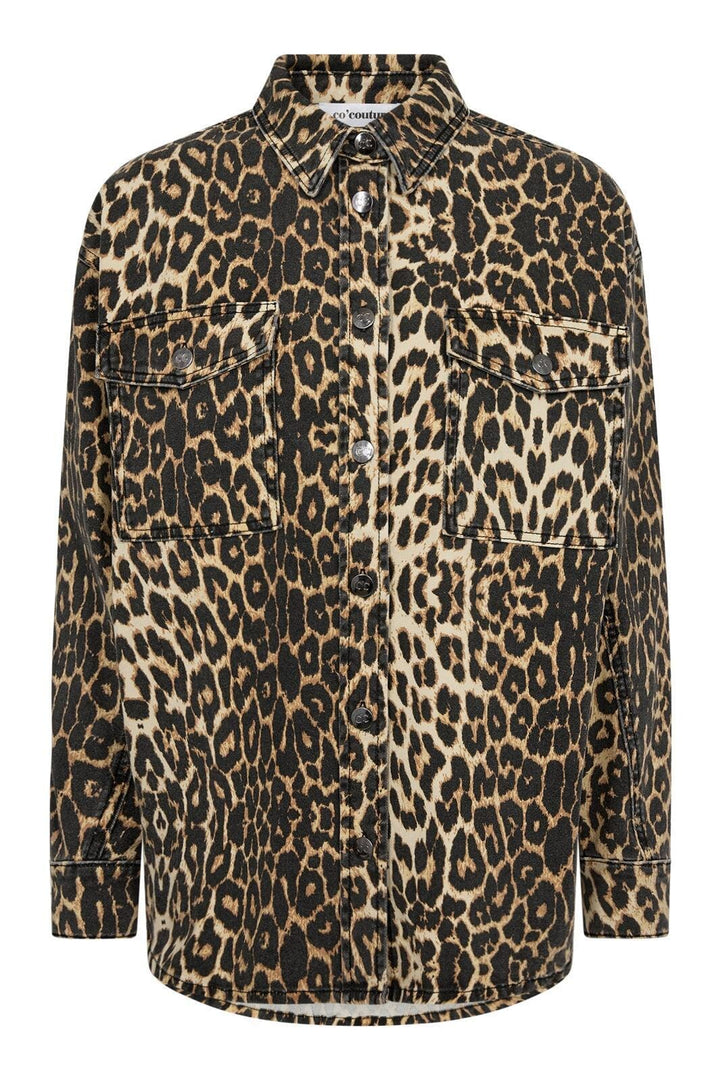 Forudbestilling - Co´couture - Leocc Denim Shirt 30229 - 16 Khaki Jakker