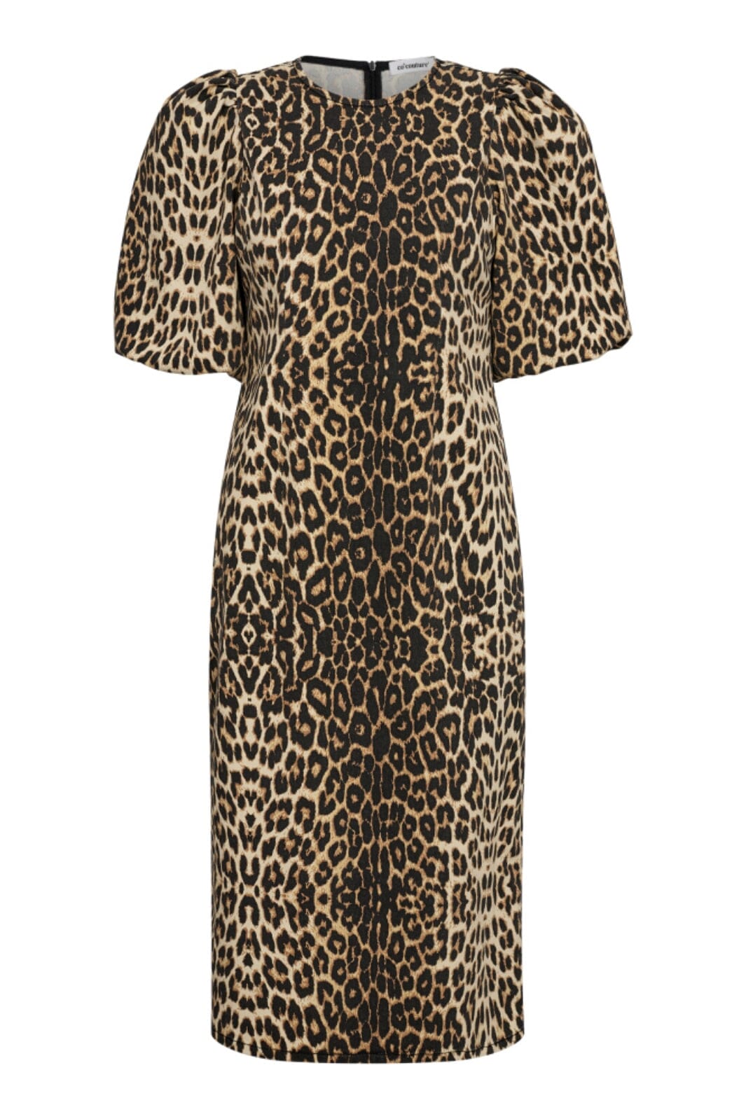 Forudbestilling - Co´couture - Leocc Puff Dress 36350 - 16 Khaki Kjoler