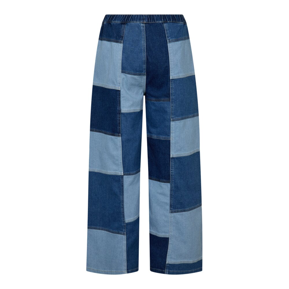 Forudbestilling - Co´Couture - Patchcc Denim Pant 31422 - 552 Denim Blue Bukser