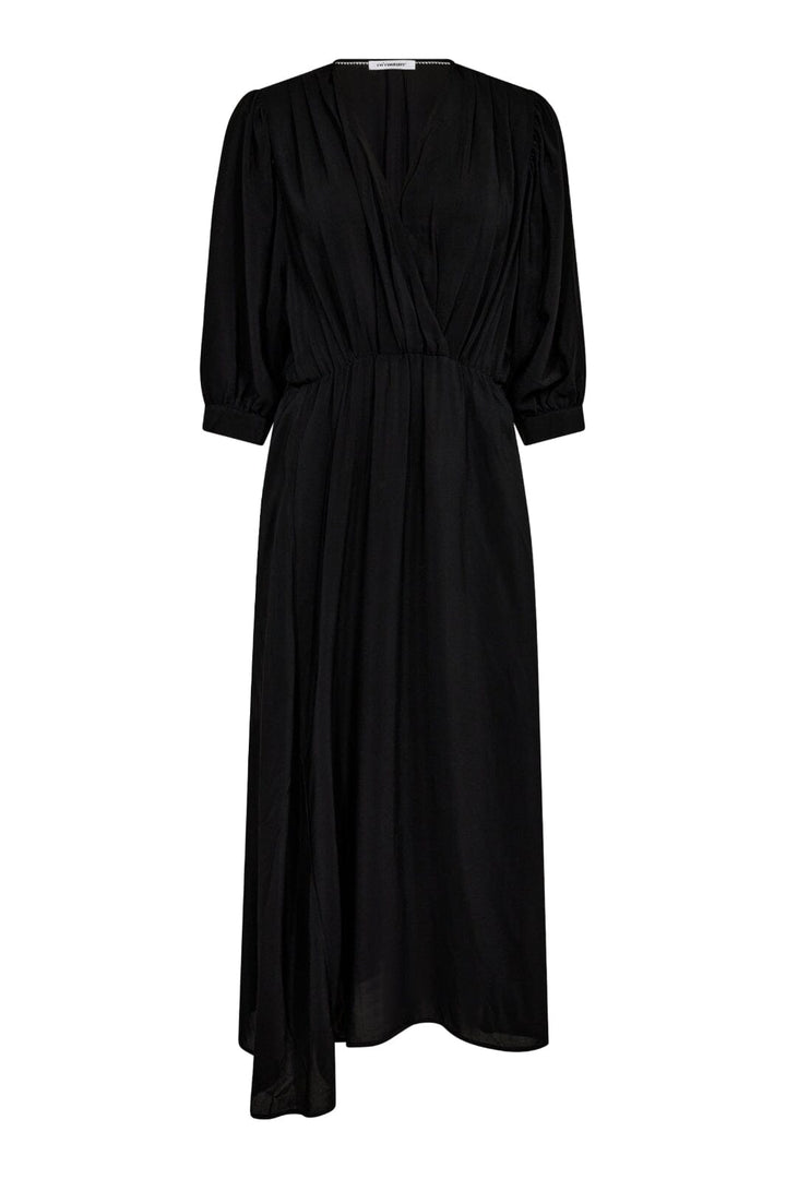 Forudbestilling - Co´couture - Perincc V-Dress 36398 - 96 Black Kjoler