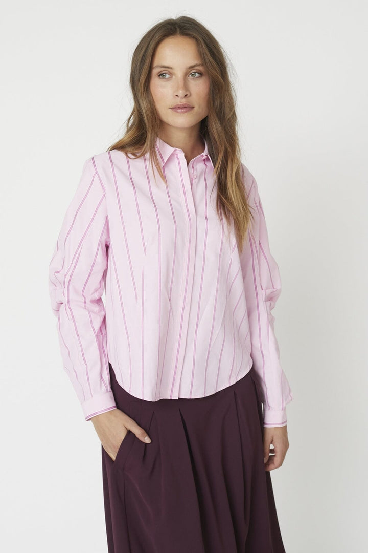 Co´Couture - Rosalinacc Stripe Shirt 35877 - 4543 - Pale Pink
