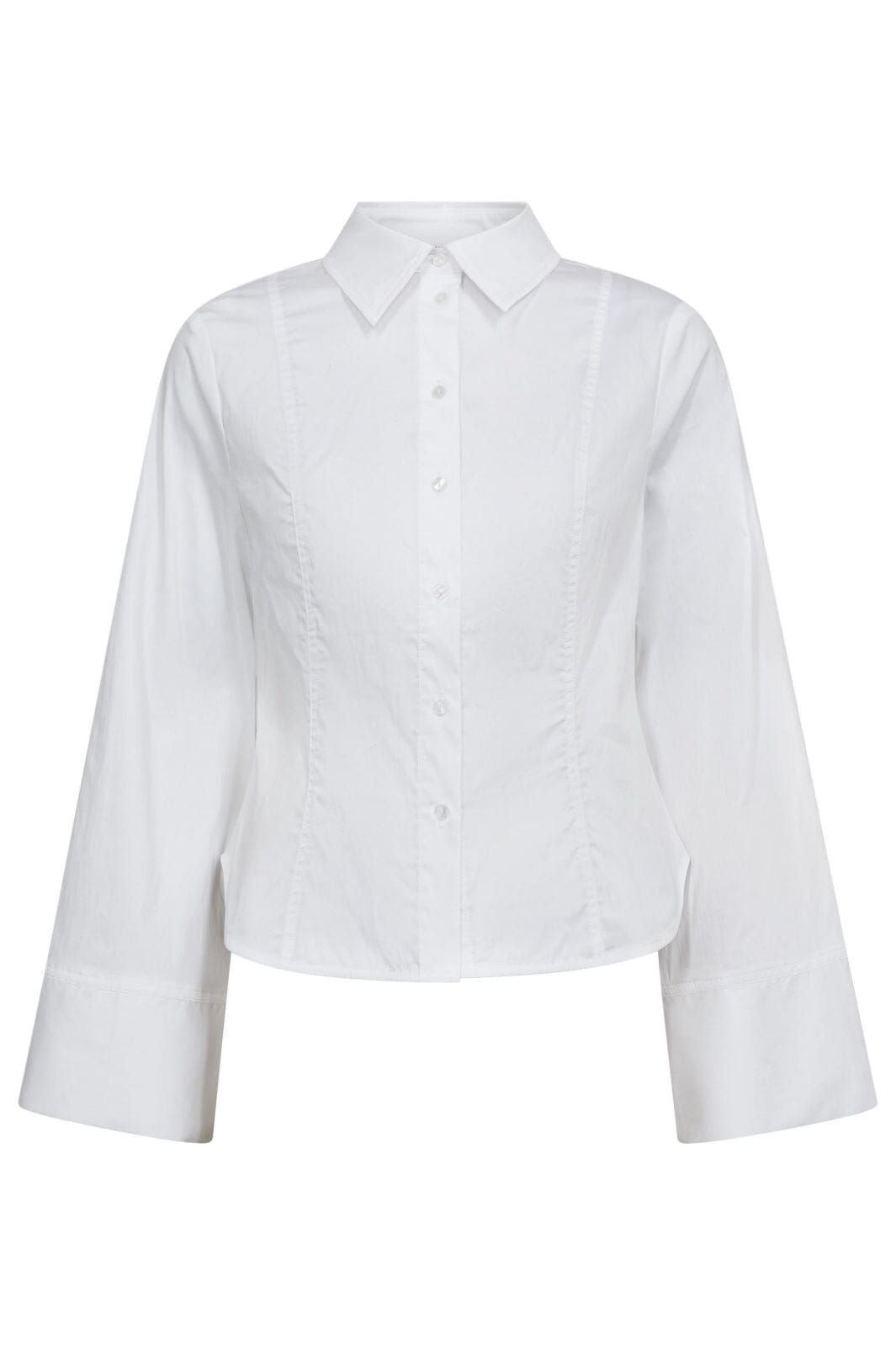 Co´Couture - Sannacc Bell Sleeve Shirt 35903 - 4000 - White